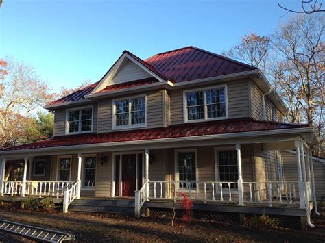 metal roof on colonial house|historic standing seam metal roof.